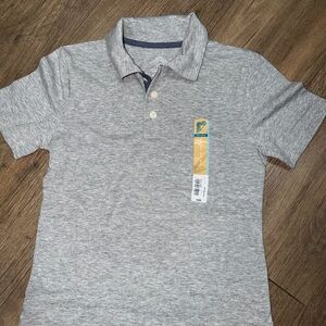 Gray Kids Polo Shirt